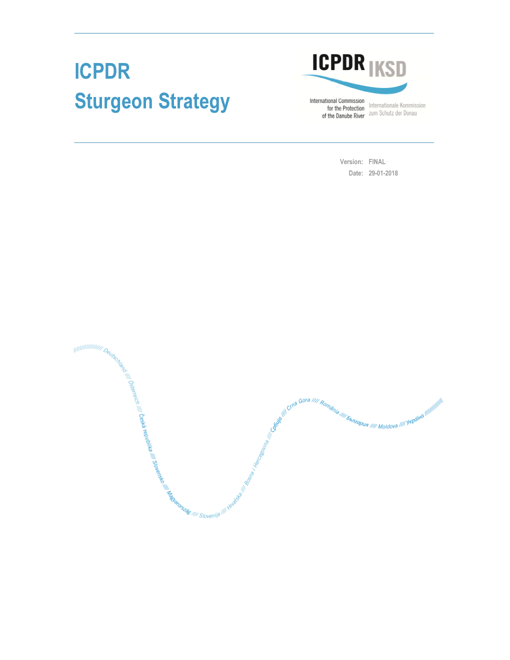 ICPDR Sturgeon Strategy