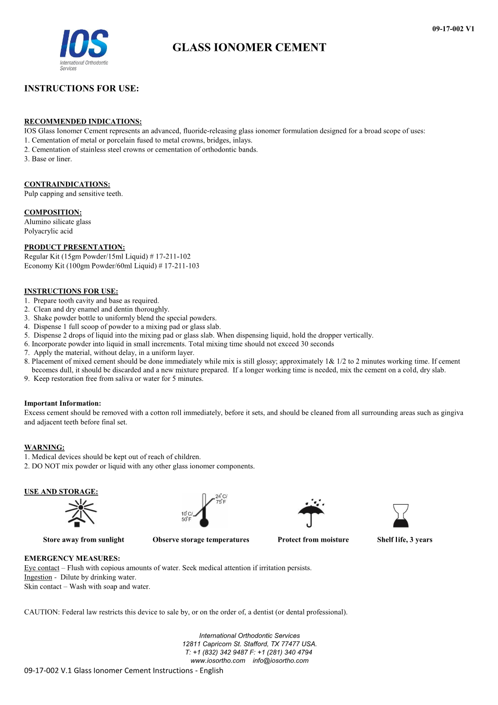 Glass Ionomer Cement