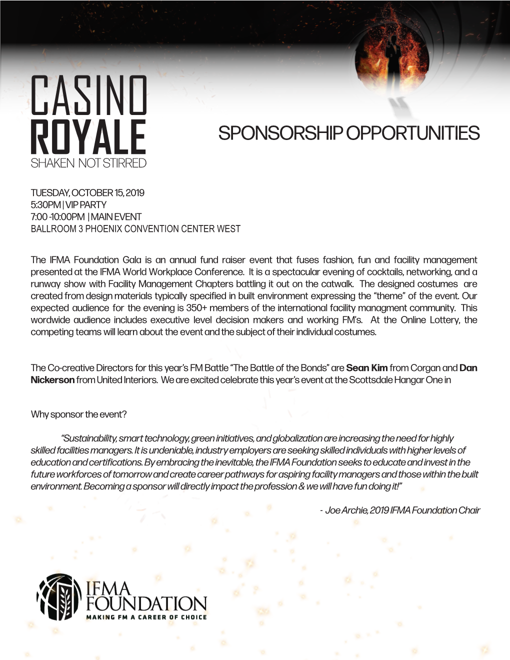 Casino Royale Sponsorship Opportunities Shaken Not Stirred