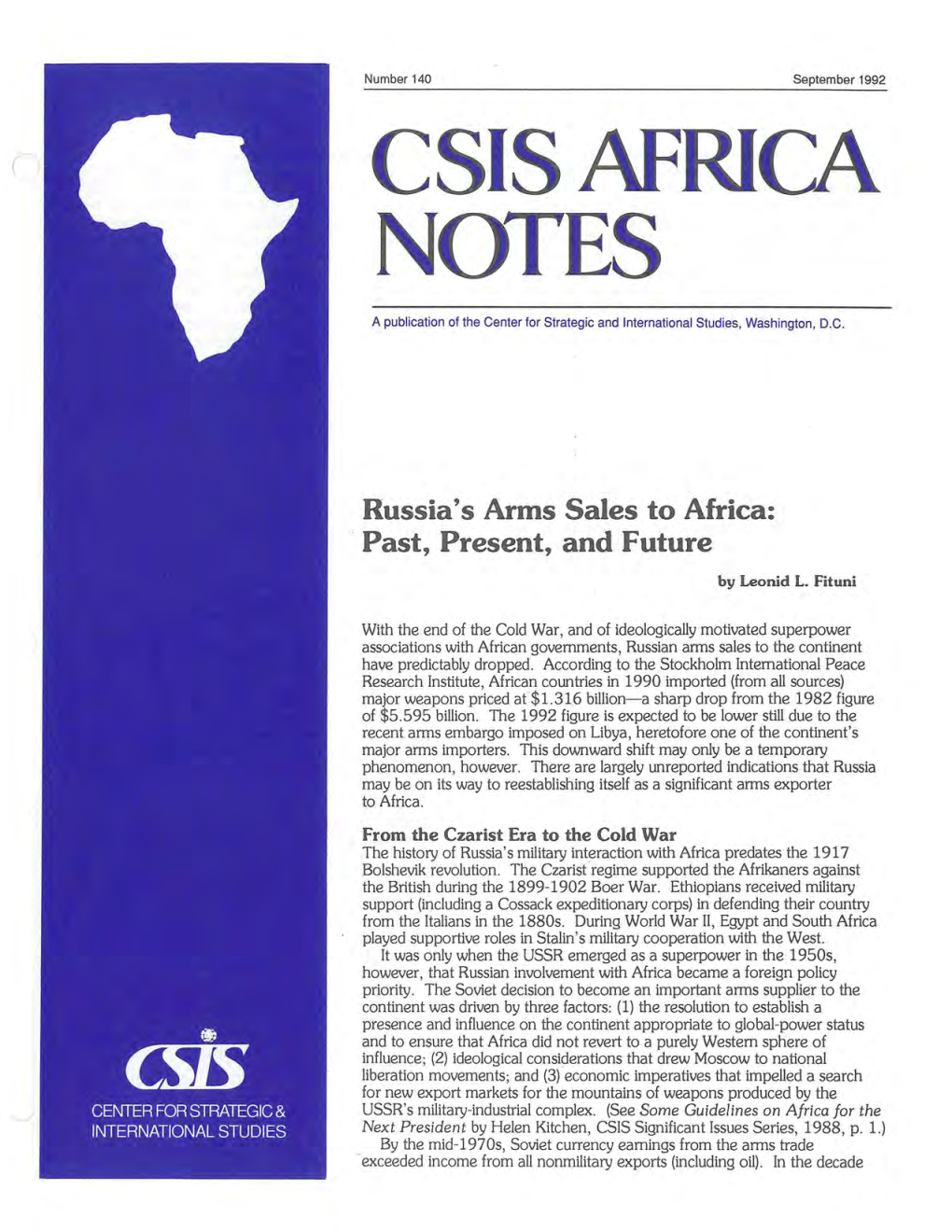 Csisafrica Notes