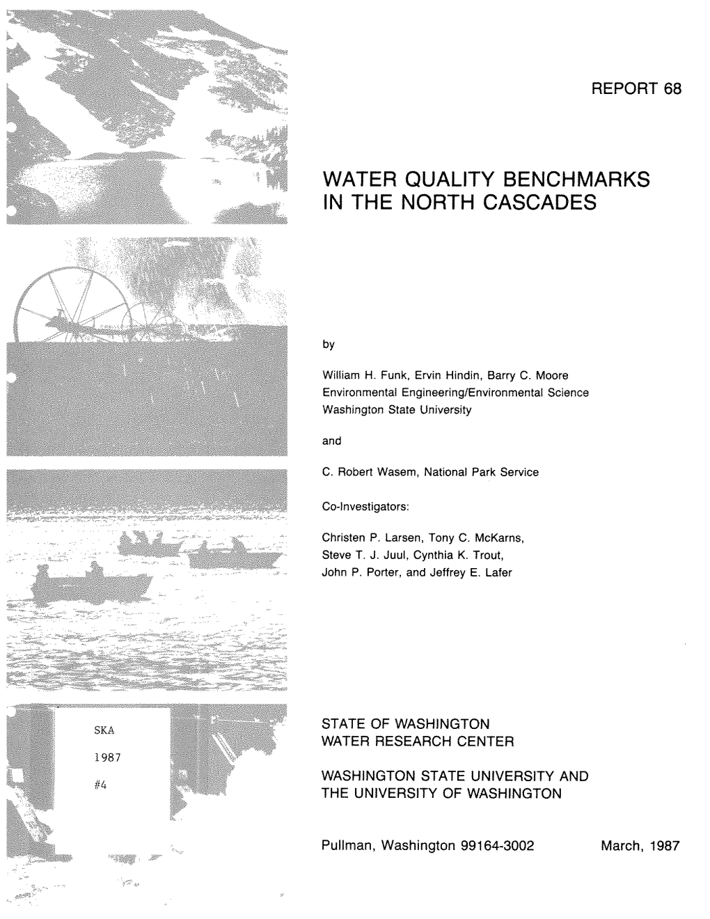 Water Quality Benchmarks in the North Cascades