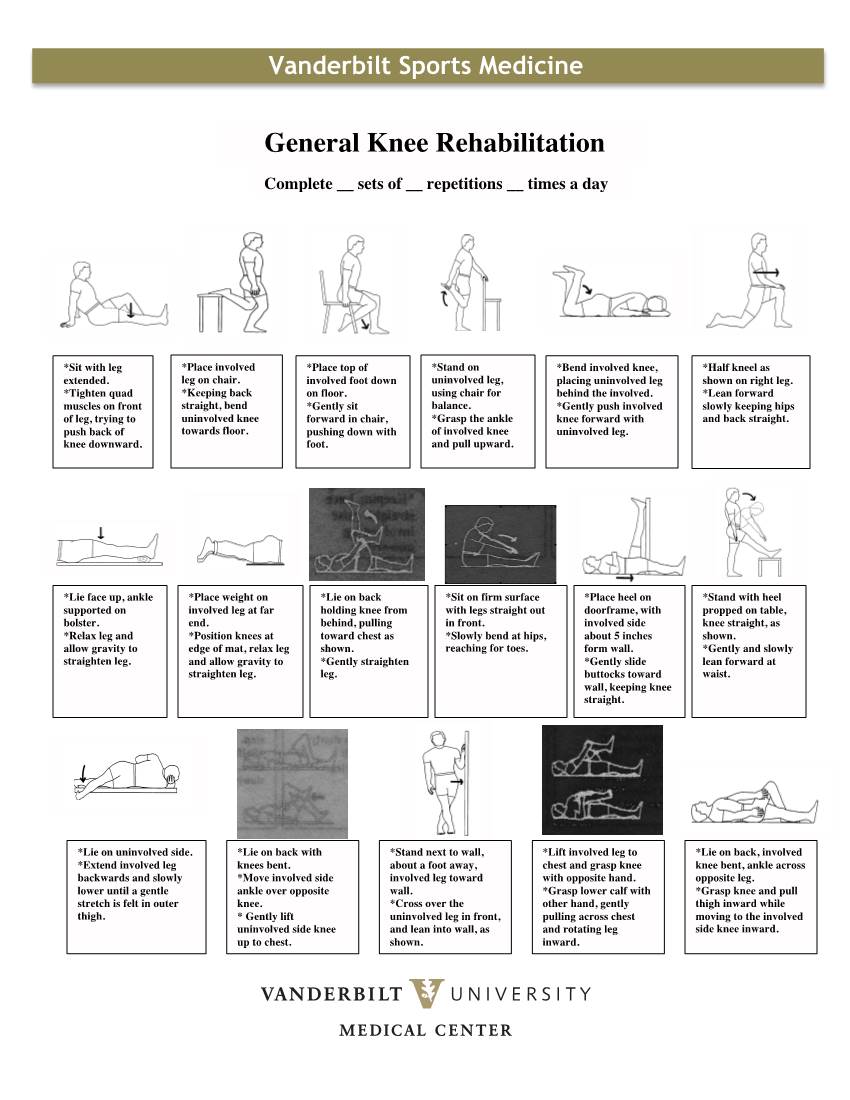 General Knee Rehabilitation
