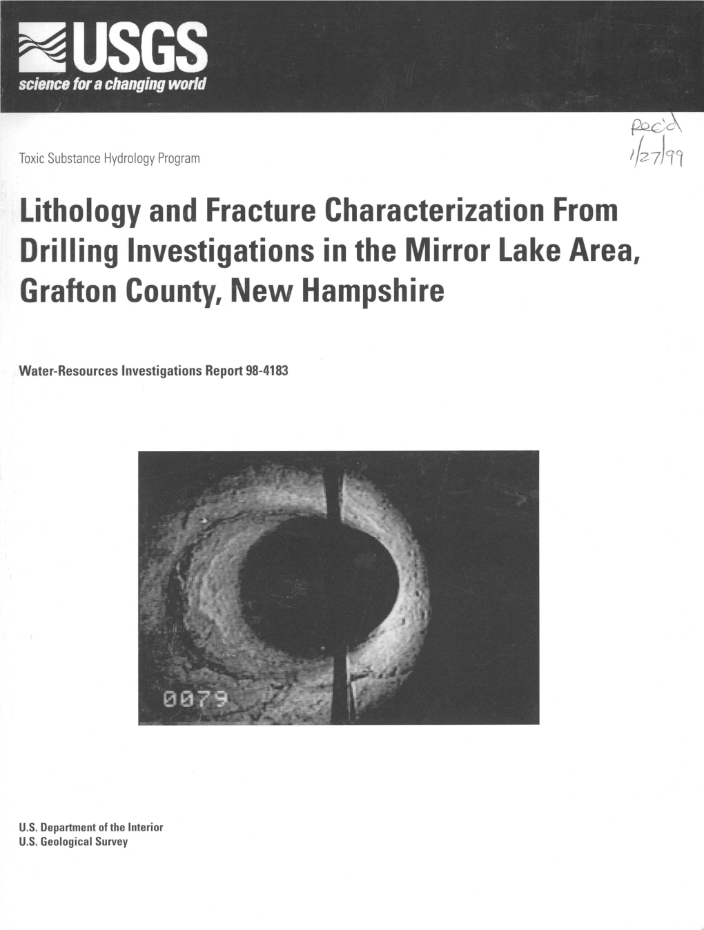 Lithology and Fracture Characterization from Drilling Investigations in the Mirror Lake Area, Grafton County, New Hampshire