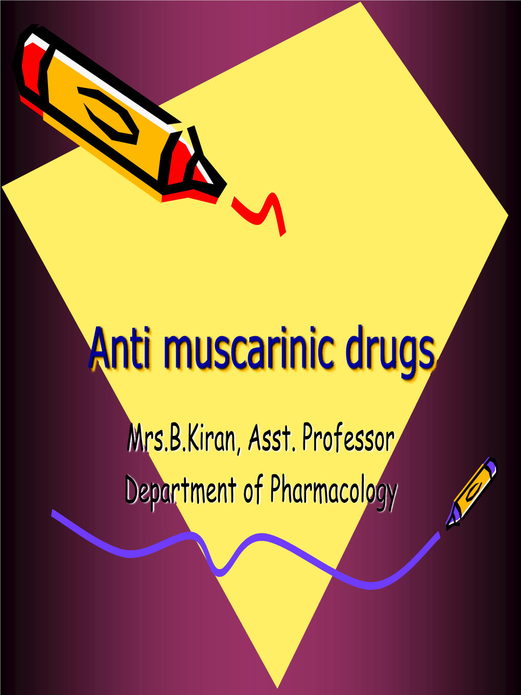 Anti Muscarinic Drugs