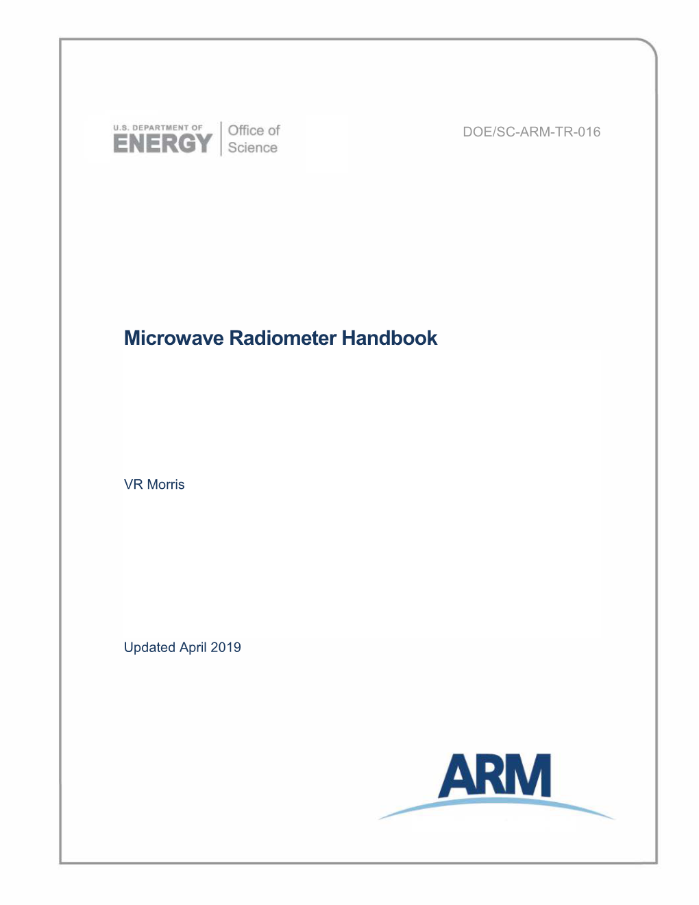 Microwave Radiometer Handbook