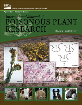 International Journal of Poisonous Plant Research