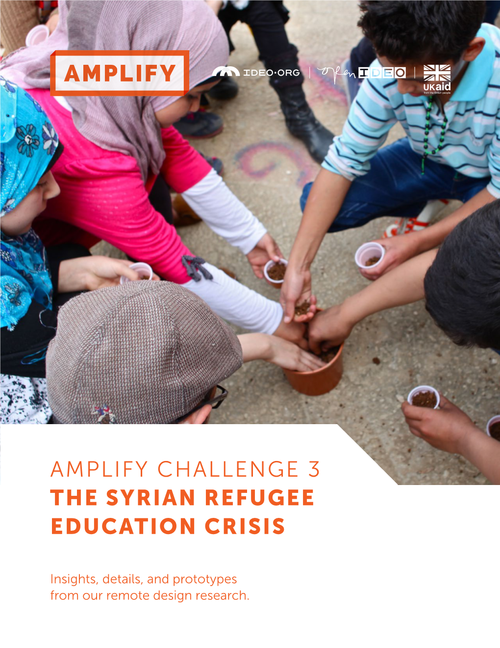 Amplify Challenge 3 the Syrian Refugee Education Crisis