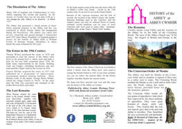 HISTORY of the ABBEY at ABBEY