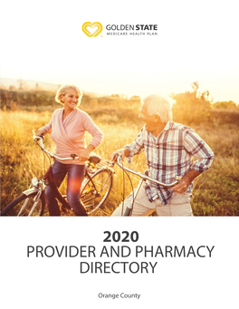 Provider and Pharmacy Directory 2020