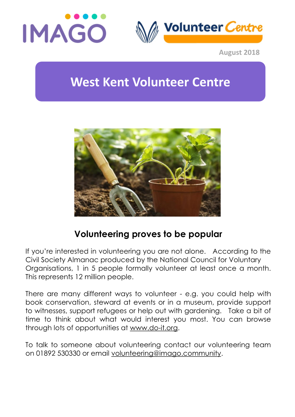 West Kent Volunteer Centre