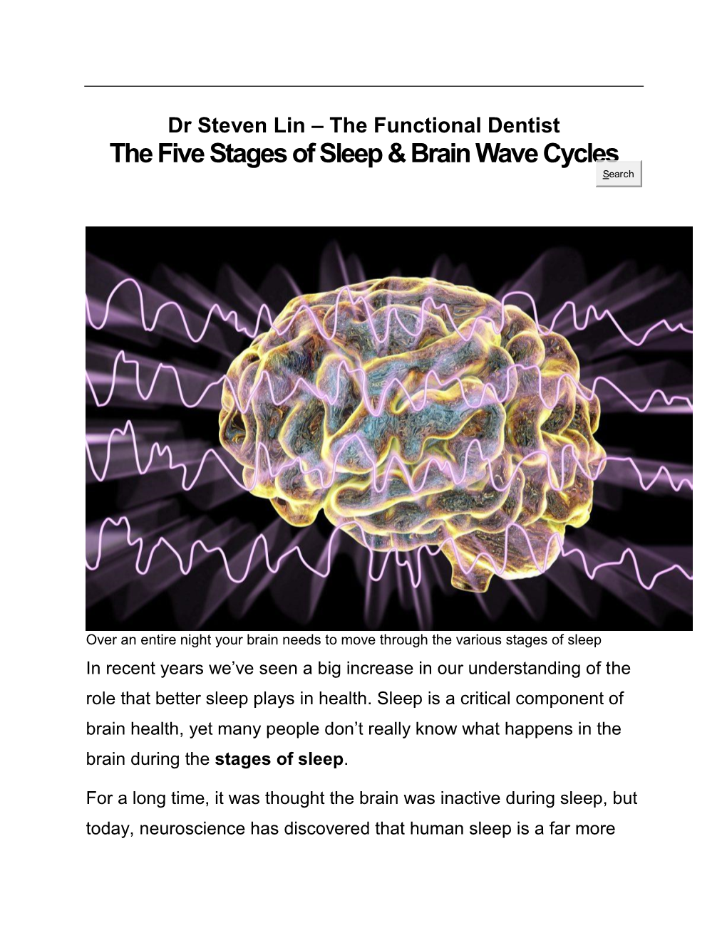 The Five Stages of Sleep & Brain Wave Cycles