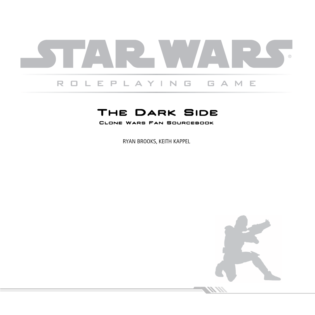 The Dark Side Clone Wars Fan Sourcebook