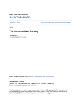 The Internet and Web Tracking