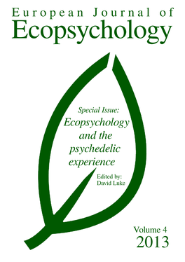 Ecopsychology