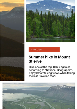Summer Hike in Mount Stierve Hike One of the Top 10 Hiking Trails According to “National Geographic”
