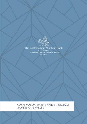 Cash Management and Fiduciary Banking Services