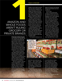 Amazon and Whole Foods Aren't Ruling Grocery Or