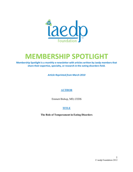 Membership Spotlight