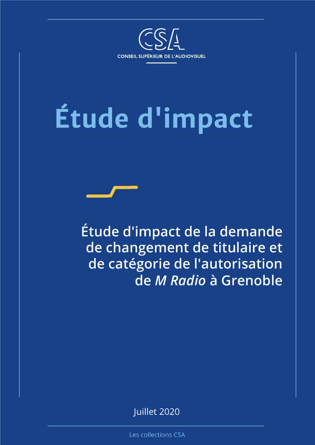 Étude D'impact De La Demande De Changement De Titulaire Et De