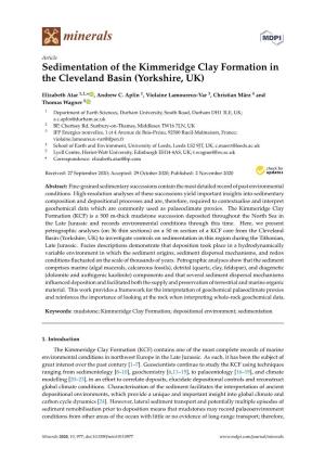Sedimentation of the Kimmeridge Clay Formation in the Cleveland Basin (Yorkshire, UK)
