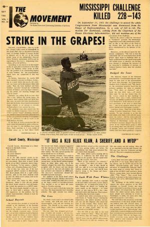 The Movement, October 1965. Vol. 1 No. 10