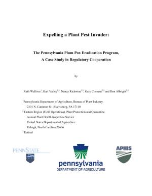 The Pennsylvania Plum Pox Eradication Program, 1999-2009