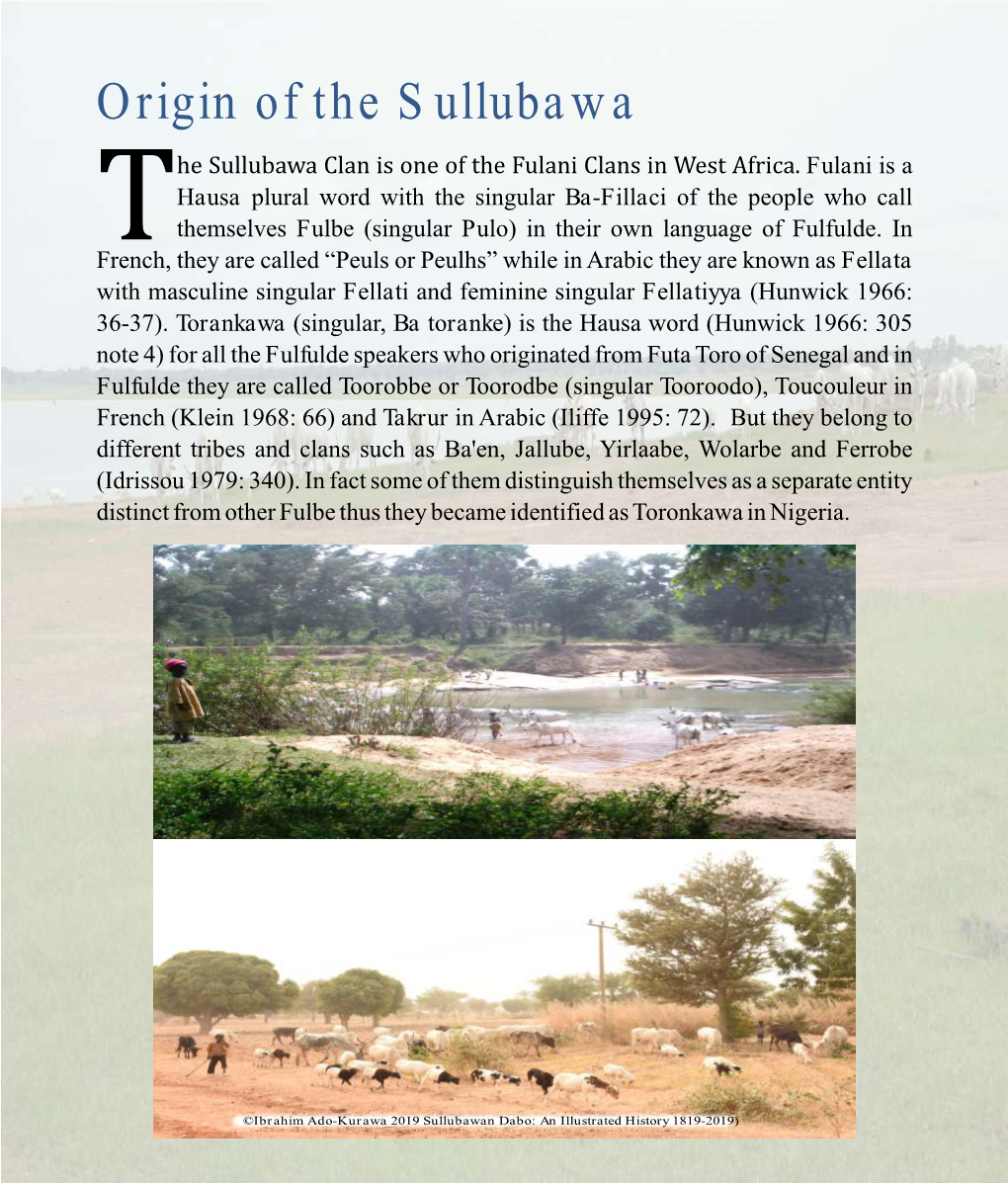 Origin of Sullubawa