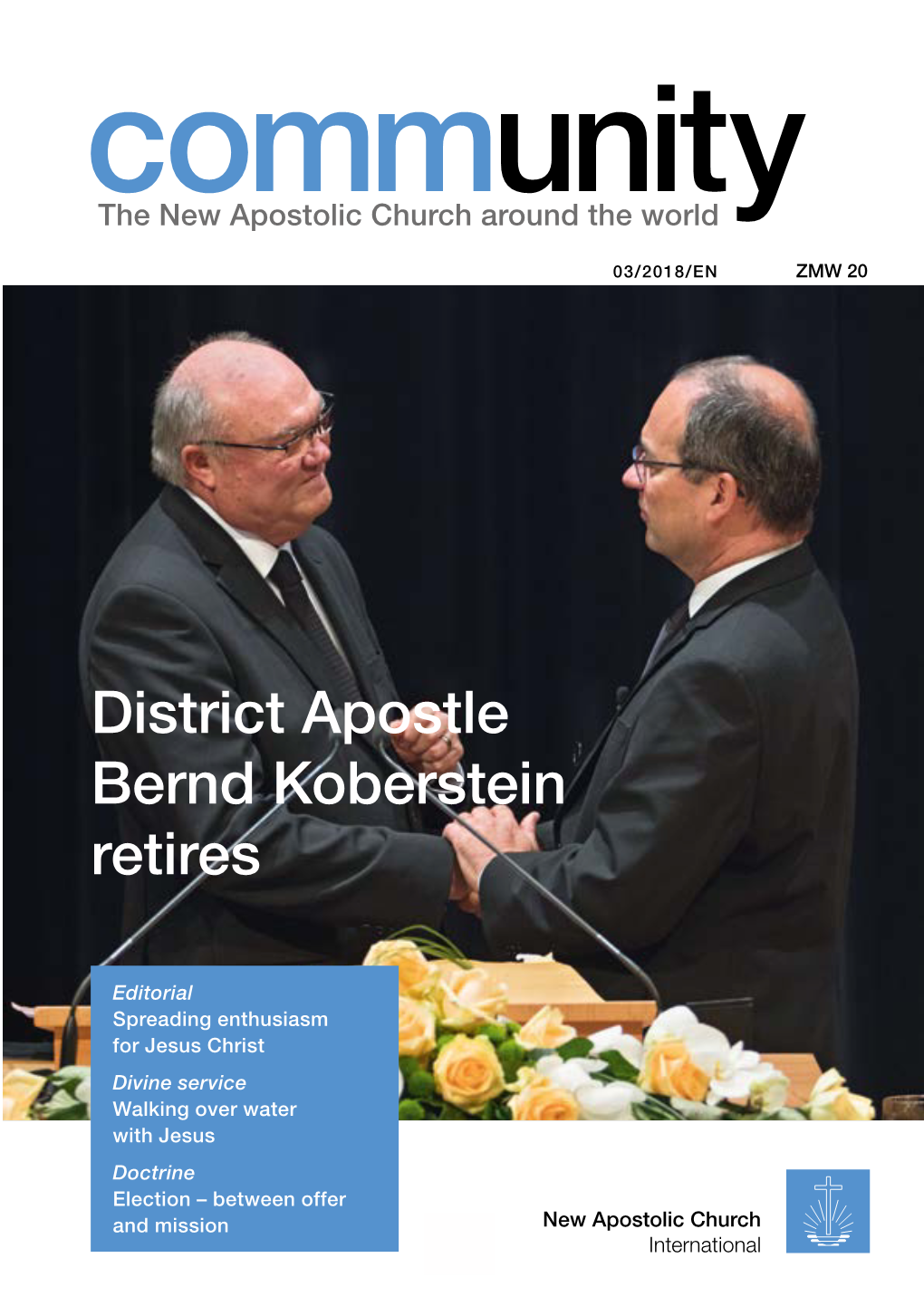 District Apostle Bernd Koberstein Retires