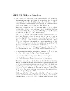 MTH 507 Midterm Solutions