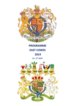 Programme East Cowes 2019