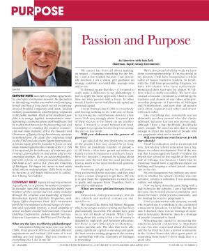 To Download a PDF of an Interview with Sam Zell, Chairman, Equity