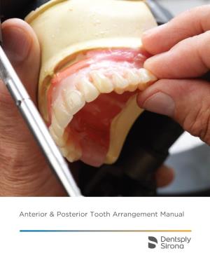 Anterior and Posterior Tooth Arrangement Manual