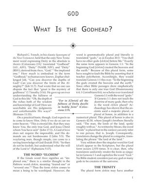 What Is the Godhead?