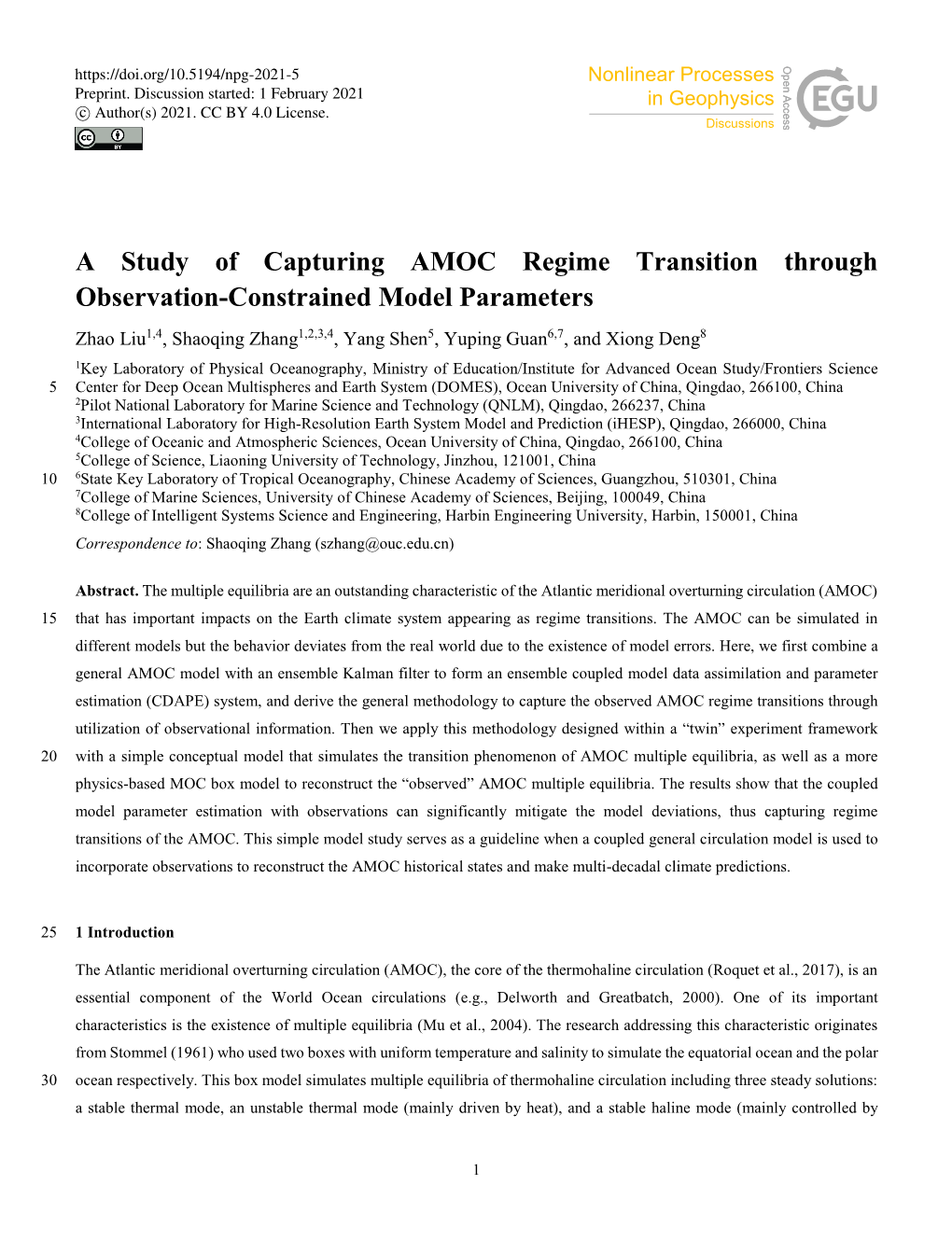 A Study of Capturing AMOC Regime Transition Through Observation