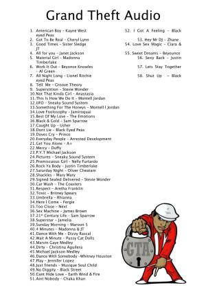 GTA Song List.Pages