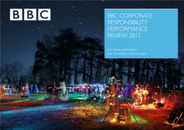 Bbc Corporate Responsibility Performance Review 2012
