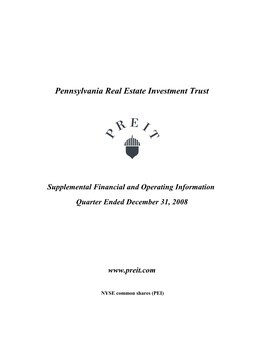 Pennsylvania Real Estate Investment Trust