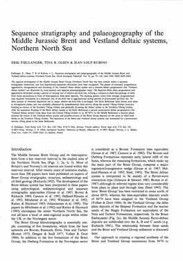 Sequence Stratigraphy and Palaeogeography of the Middle Jurassic Brent and Vestland Deltaic Systems, Northern North Sea