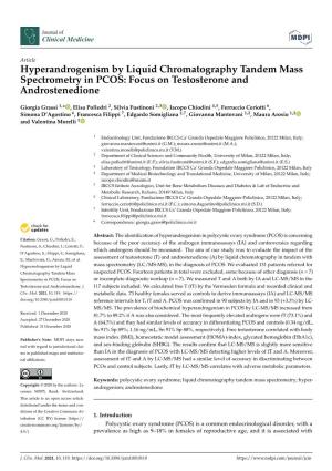 Hyperandrogenism by Liquid Chromatography Tandem Mass Spectrometry in PCOS: Focus on Testosterone and Androstenedione