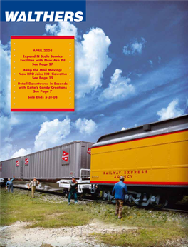 APRIL 2008 Expand N Scale Service Facilities with New Ash Pit See