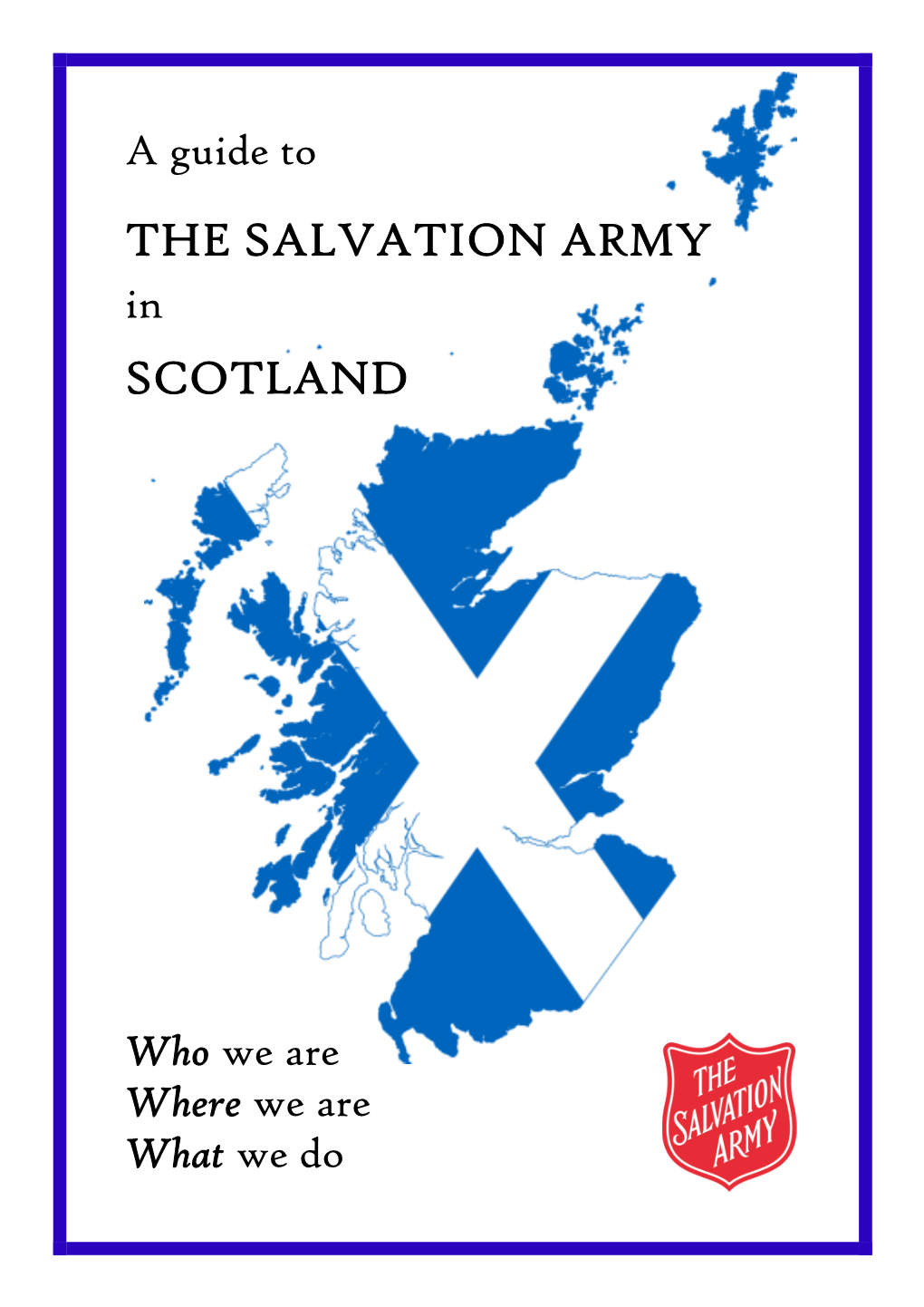 The Salvation Army Scotland Office 12A Dryden Road Loanhead EH20 9LZ