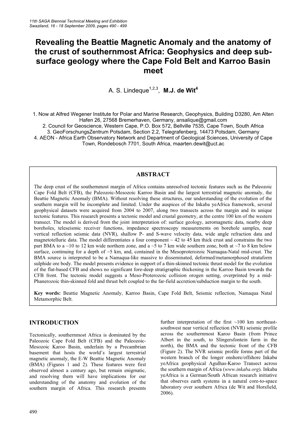 Revealing the Beattie Magnetic Anomaly and the Anatomy Of