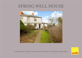 Spring Well House