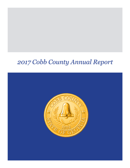 2017 Cobb County Annual Report Chairman