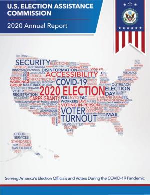 U.S. ELECTION ASSISTANCE COMMISSION 2020 Annual Report