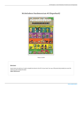 Read Ebook Nickelodeon Pandemonium #3 (Paperback)