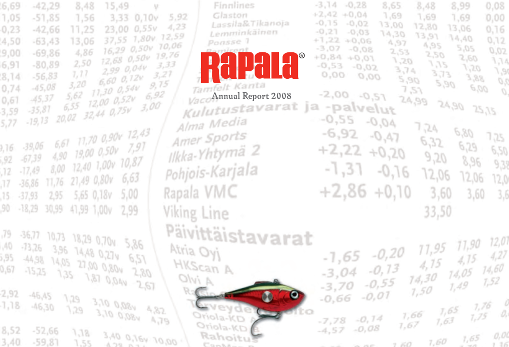 Rapala Annual Report 2008