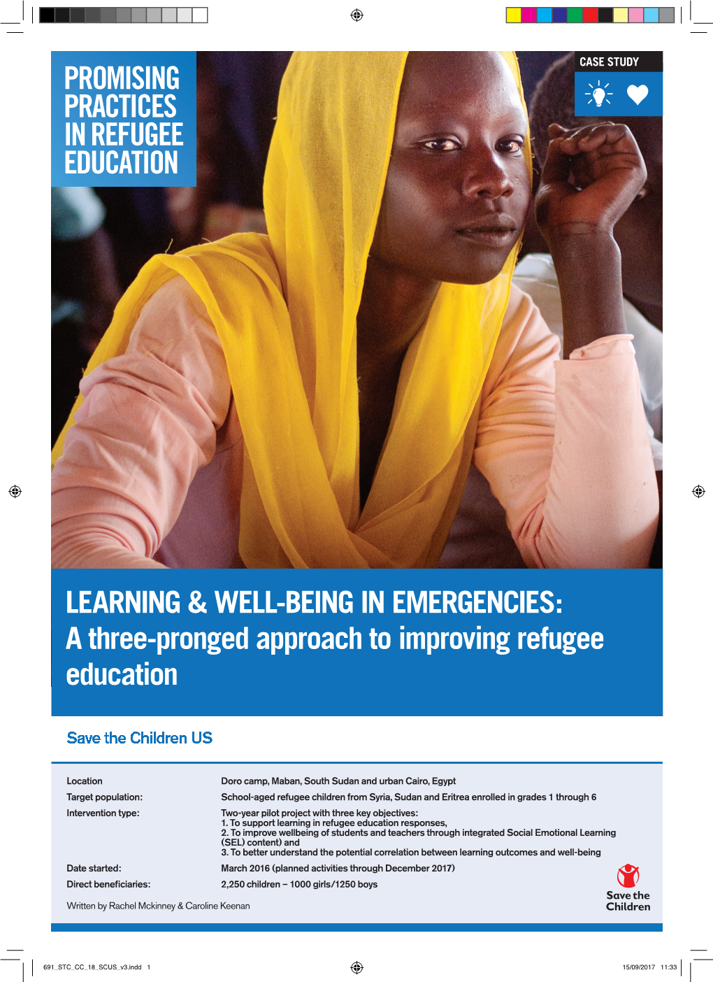 A Three-Pronged Approach to Improving Refugee Education