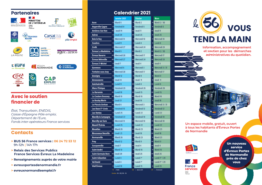 Bus D'information – Janv. À Mars 2021