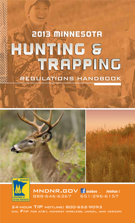 2013 Hunting & Trapping Regulations